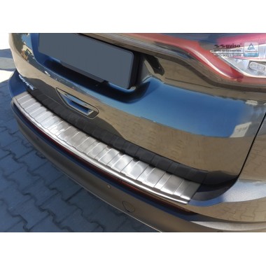 Накладка на задний бампер (матовая) Ford Edge (2014-) бренд – Avisa главное фото